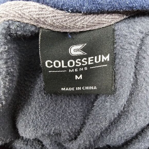 Colosseum Penn State Nittany Lions Hooded Sweatshirt Size Med Blue Gray Hoodie - Picture 4 of 5